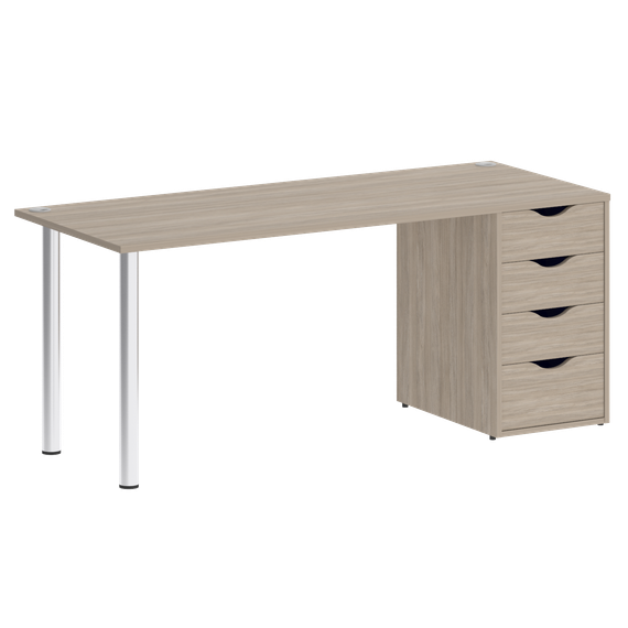 Home Office Стол письменный VR.SP-3-178.4 Дуб Аттик/Хром 1780*720*750