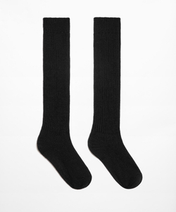 Oysho Длинные носки с добавлением кашемира, черный