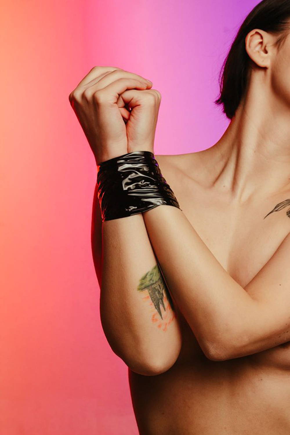 Черная бондажная лента (скотч) 150см Lola Games Vanilla Oxytocin 1169-02lola