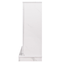 Портал Firelight Simple 25 белый мрамор