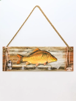 Декор на стену "Зеркальный карп" 50*17 см