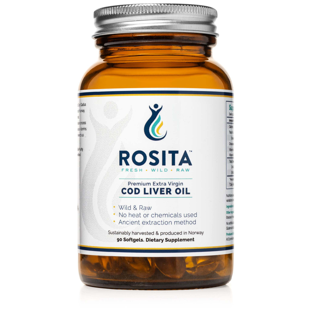 Extra Virgin Cod Liver Oil 90 Softgels Rosita