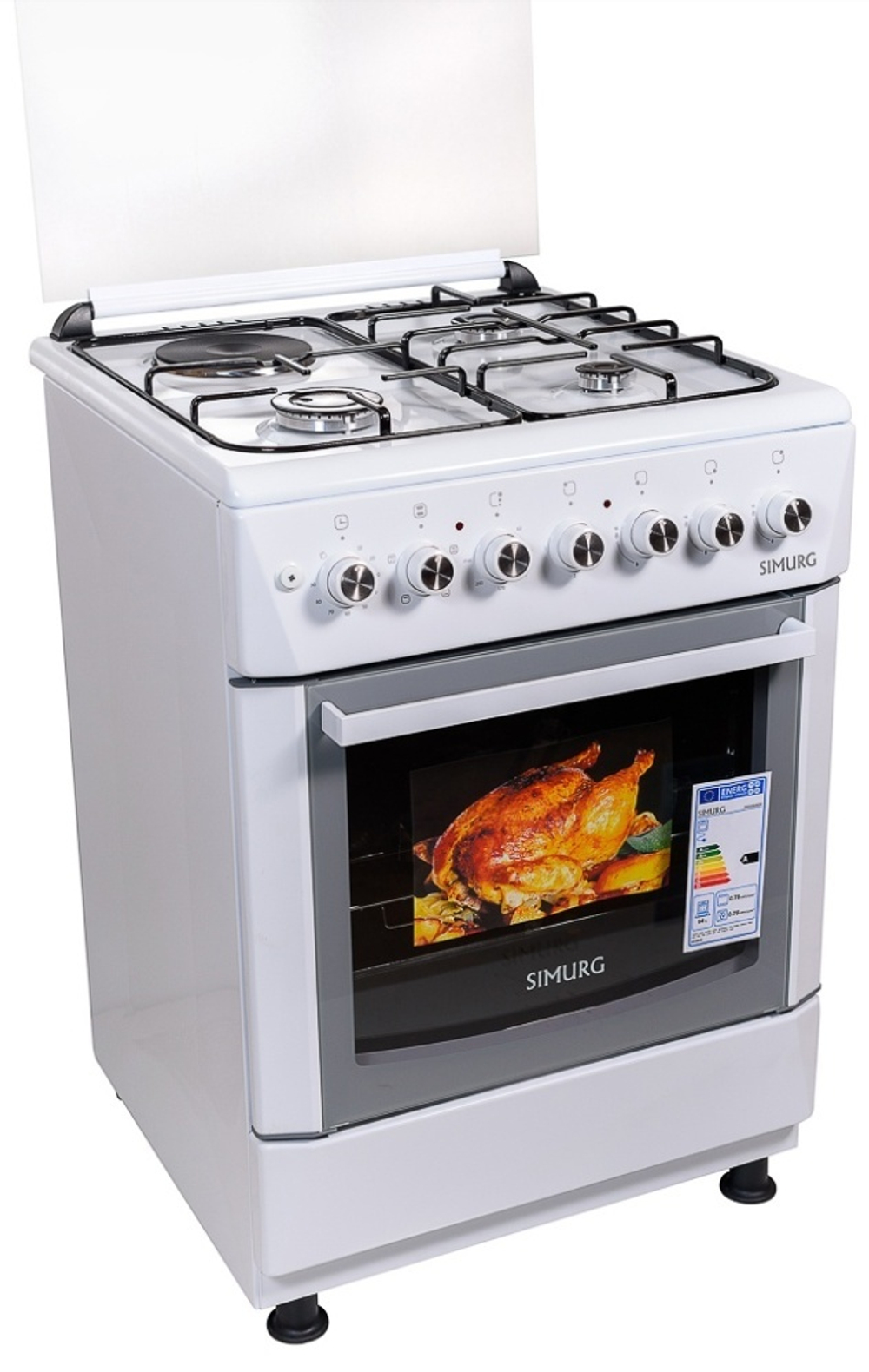 Кухон\ плита SIMURG FK 6316 GAZW - LUXE белый