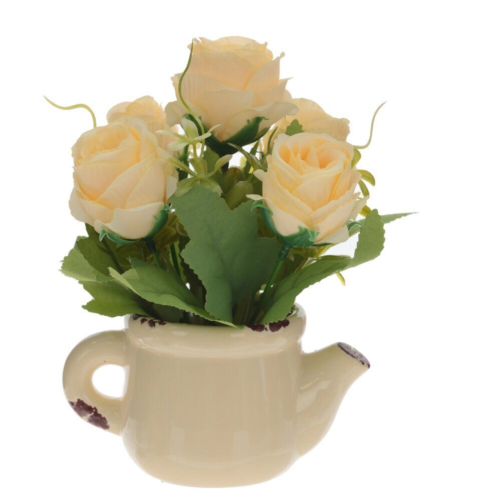 GAEM Цветочная композиция "Розы", L14 W14 H17 см, 4в.