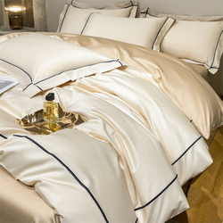 ZEPHYR HOME КПБ Двуспалка ЕВРО Мако-Сатин 100s Желтый