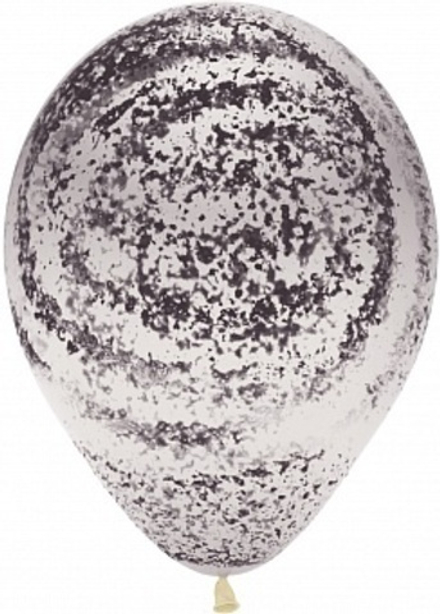 S 12" Граффити Мраморный узор черный