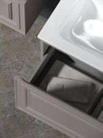 Тумба с раковиной Sancos Very 100 см VR100LSM левая, doha soft