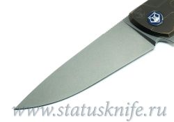 Нож Широгоров Флиппер 95 M390 S узор T подшипникифотография - 4