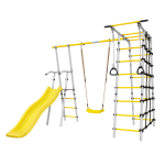 Детский спортивный комплекс для дачи ROMANA Богатырь (желтый/серый)