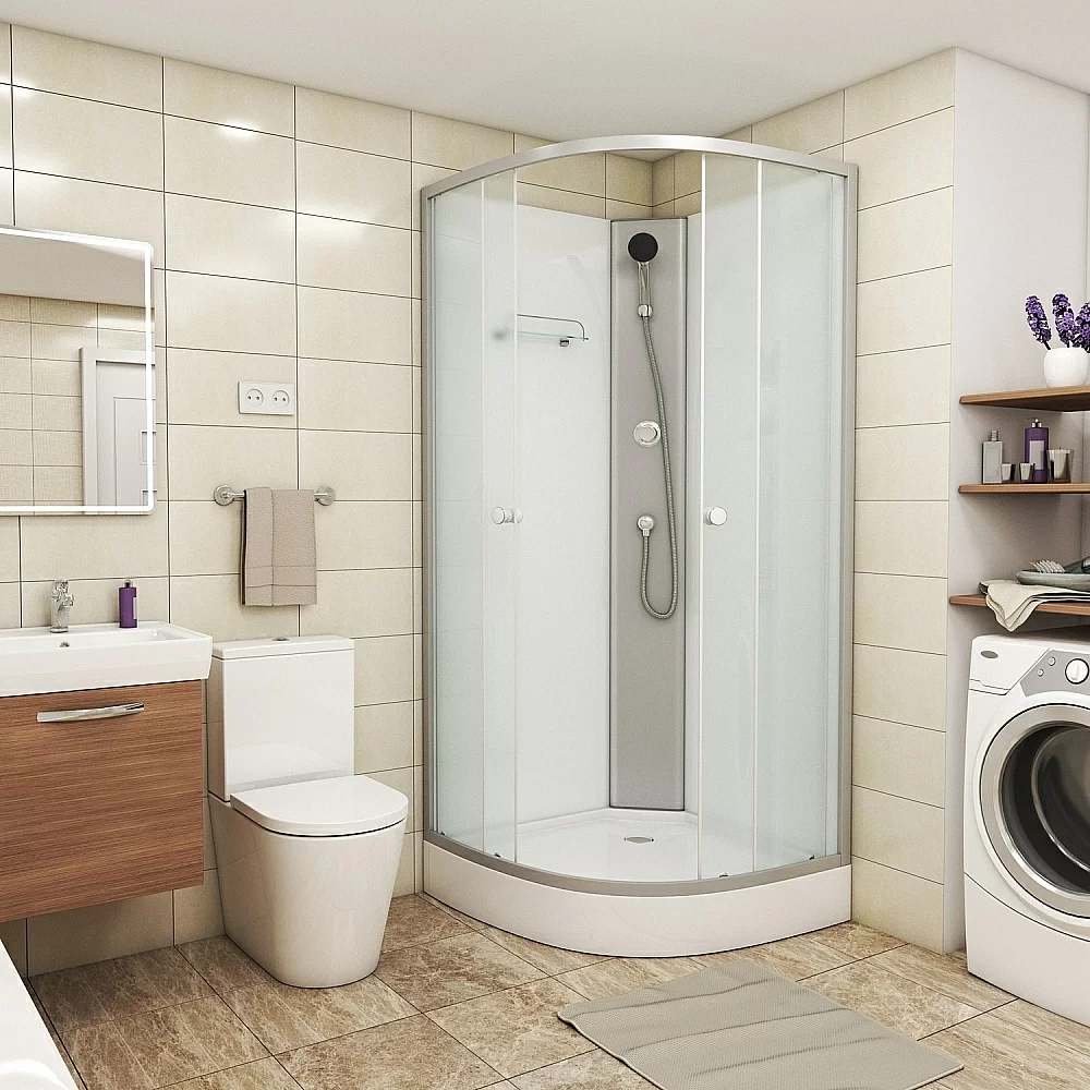 Душевая кабина Niagara Eco E90/13/MT/BK 90х90 без крыши
