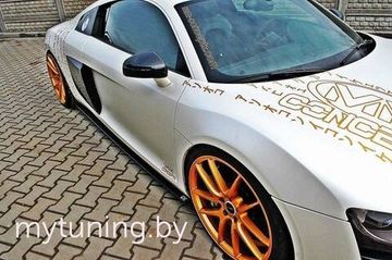Сплиттеры накладок на пороги для AUDI R8 I (06-15)