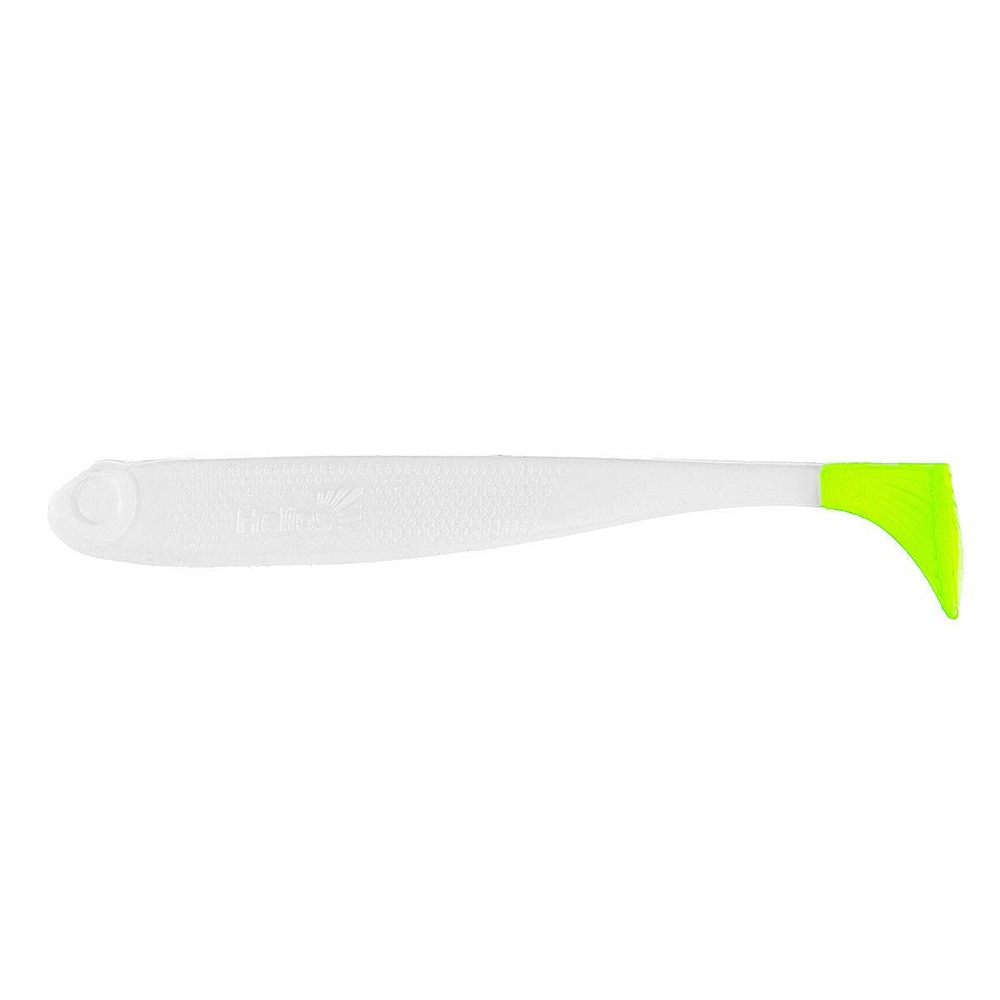 Виброхвост Jumbo 4,95"/12.5 см White & Green 5шт. (HS-7-016) Helios
