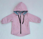 Ветровка для девочек р.98-104 розовая 2421-07 (Ириска)