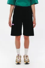 Шорты Ymkashix велюровые  черные