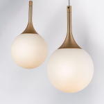 813013 Подвес GLOBO 1х40W E14 шампань/белый