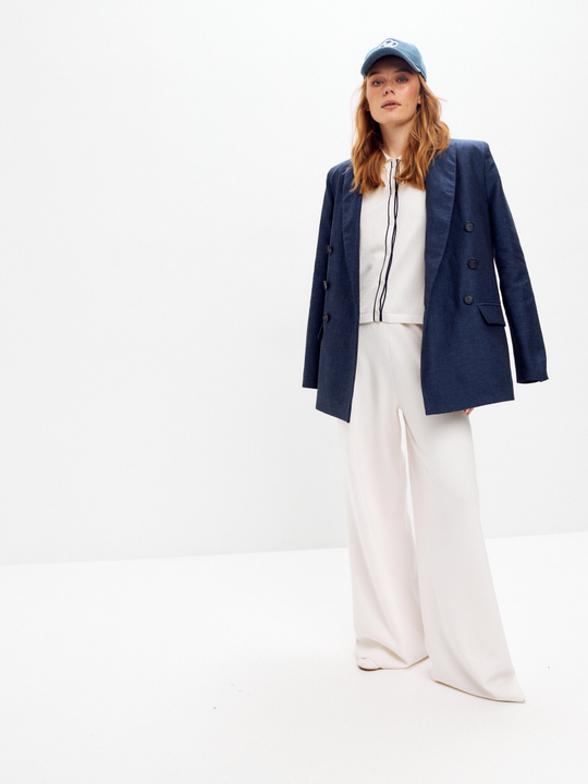 Брюки из хлопка и кашемира