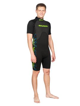 Короткий мужской гидрокостюм для серфинга Salvimar Garda Splashy Short men 3 мм