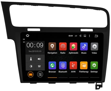 Магнитола для Volkswagen Golf 7 2012-2020 - AIROC 2K RX-3715 Android 13, QLed+2K, ТОП процессор, 8/128, CarPlay, SIM-слот