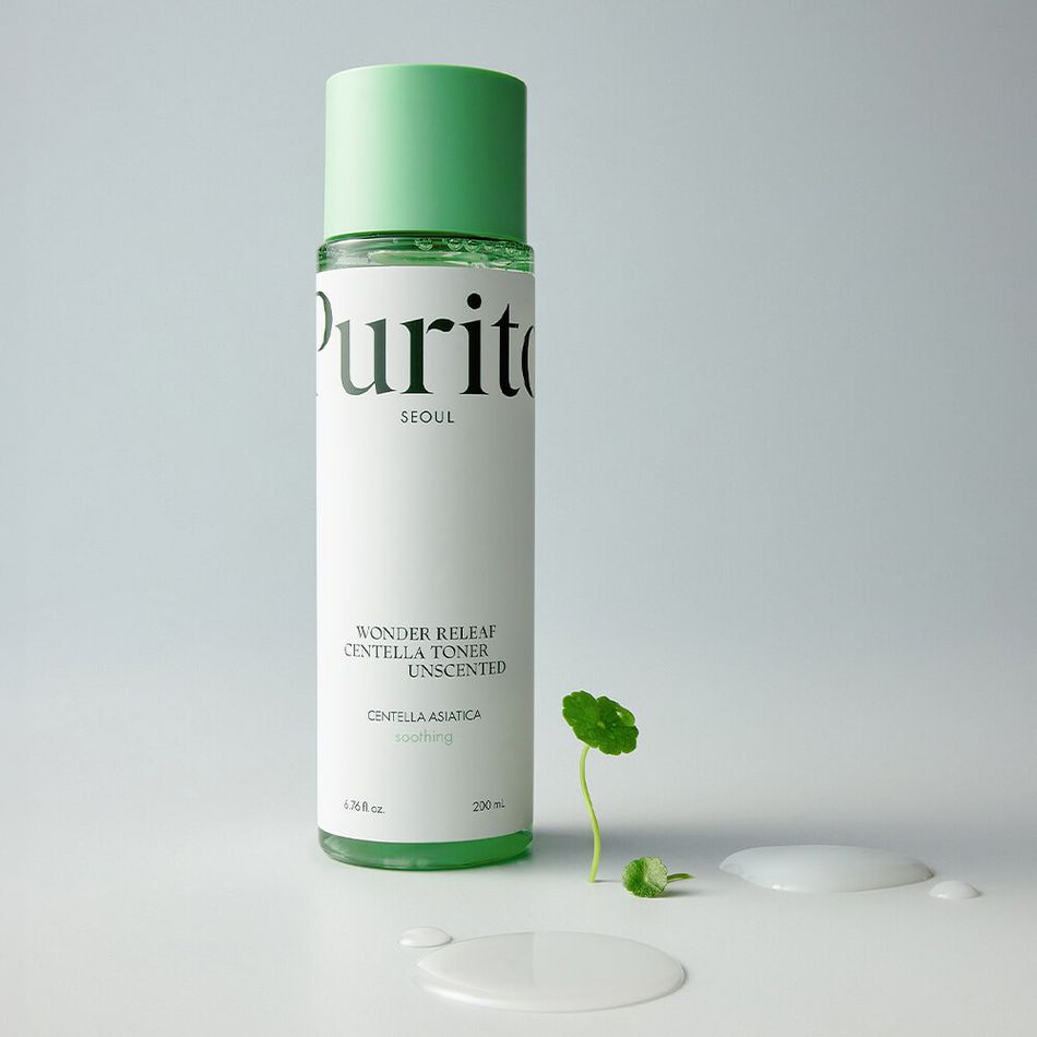 Безмасляный тонер с центеллой Purito Wonder Releaf Toner Unscented 200 мл