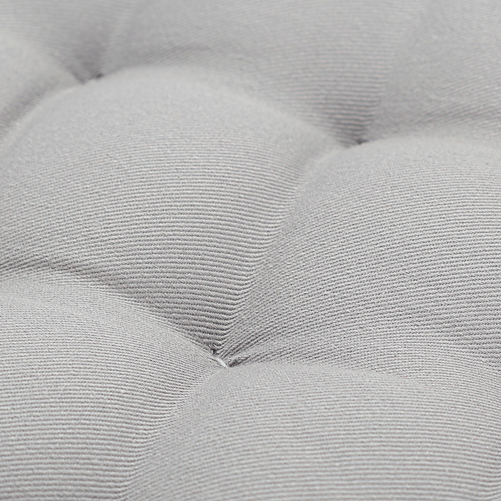 Подушка на стул из хлопка серого цвета из коллекции essential, 35х35 см