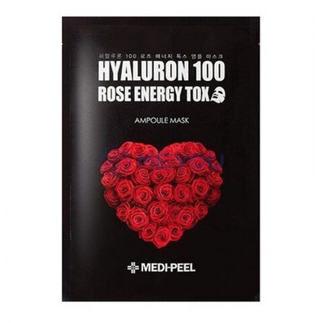 Тканевая маска с Medi-Peel Hyaluron 100 Rose Energy Tox 30 гр