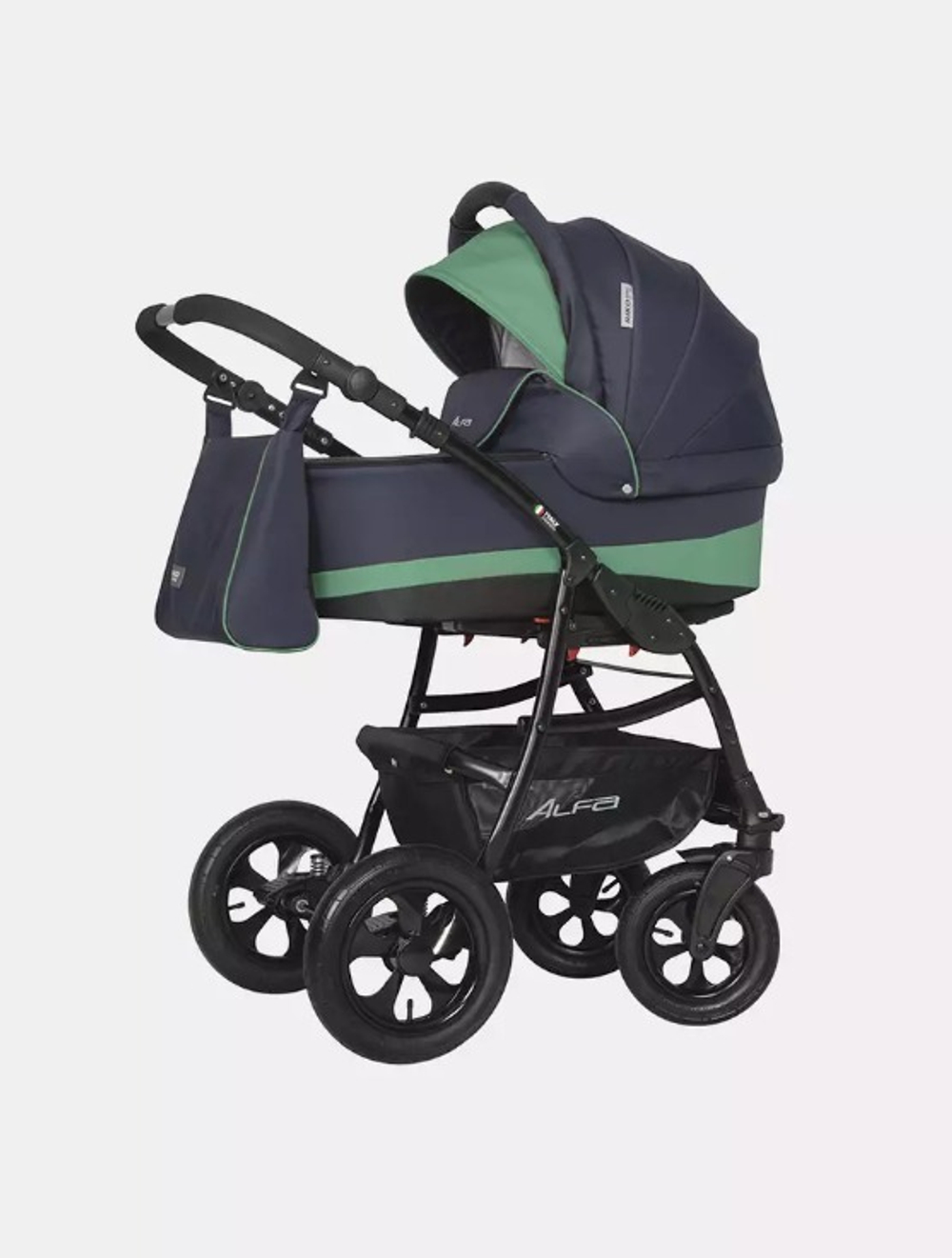 Коляска 3 в 1 Riko Basic Alfa