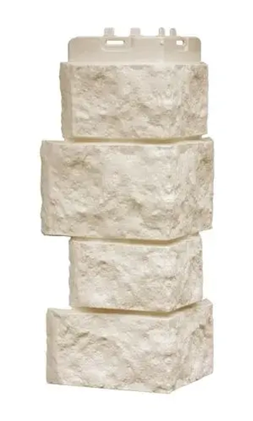 Угол наружный Grand Line Дикий камень Classic Молочный 0,380*180мм 0.68м2 1уп-12шт