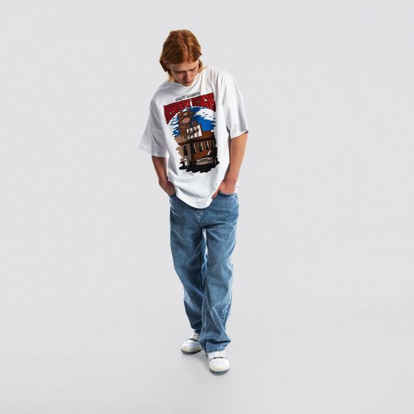 Футболка Twin Palms Cafe белая - фото 5