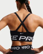Nike Pro Indy Plunge Женский спортивный бюстгальтер со средней поддержкой и вставками - NIKE