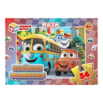 Пазл 54эл. "Весёлые машинки" коробка 4660254466340 (Умные игры)