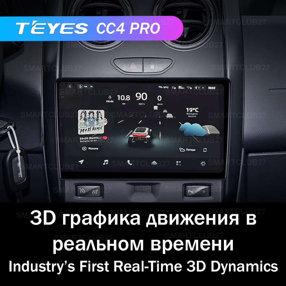 Teyes CC4 Pro 9" для Renault Duster, Lada Largus 2015-2021