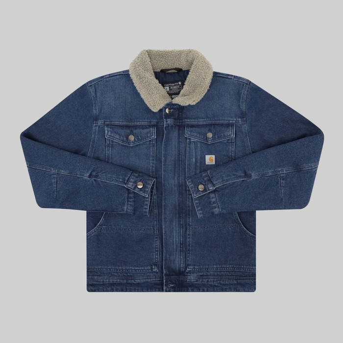 Куртка мужская Carhartt Denim Sherpa Jacket артикул:105478 - купить в магазине Дайс