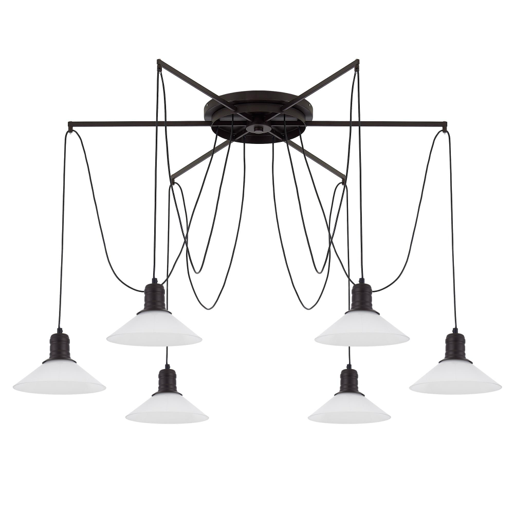 Citilux Эдисон CL451262 Люстра паук Венге