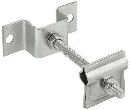 Держатель-зажим соединительный проводника круглого 6-10мм опорн. L100мм оцинк. сталь IEK ZHC81-11-1-10-100