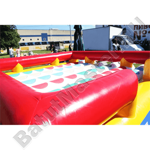 Интерактивная надувная игра "Твистер" 4*4*0.5 м, без подкачки