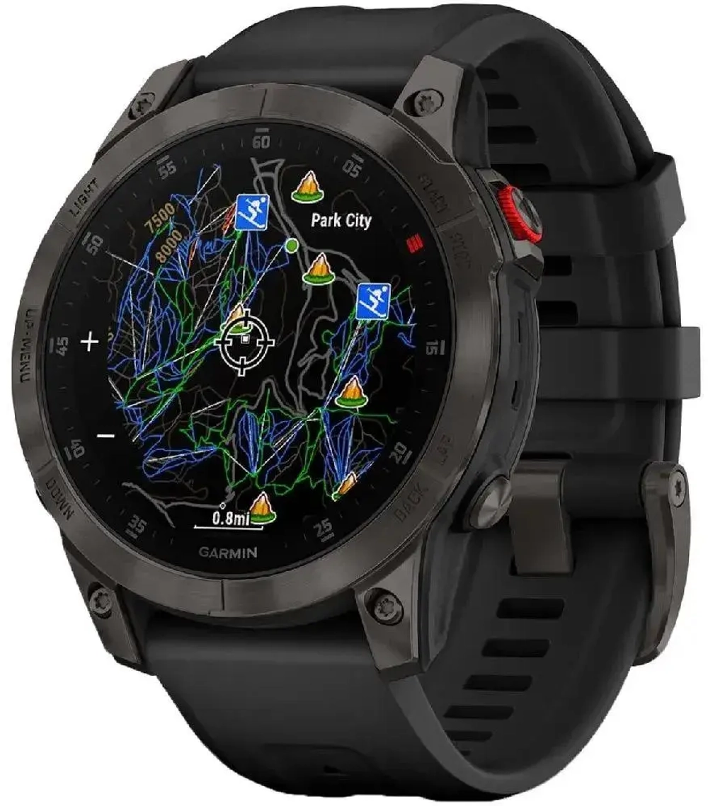 Умные часы Garmin Epix Gen 2 Sapphire 47 мм, черный