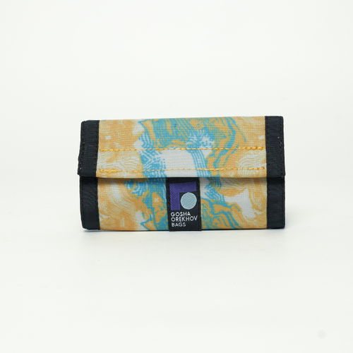 Кошелек Wallet GO x JANESONN ENGRAVE желтый/голубой