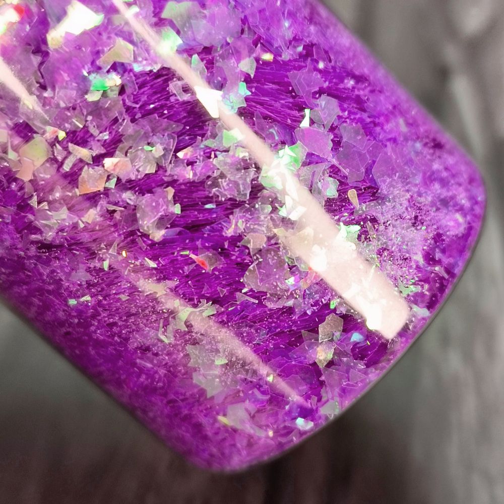 Хлопья Сиреневые перламутровые для дизайна ногтей, маникюра, бодиарта, макияжа...