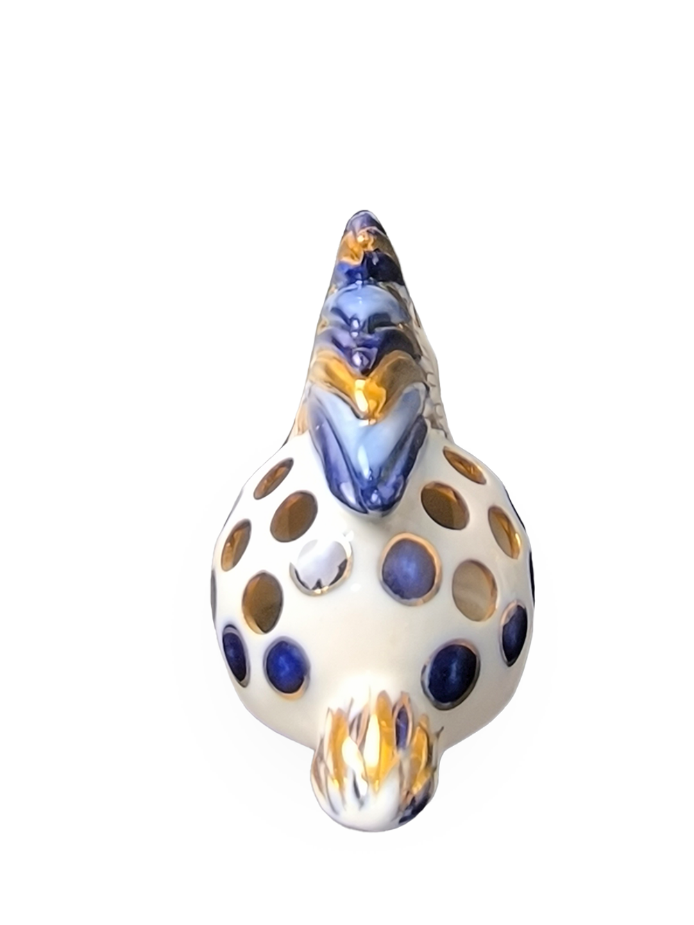 Фарфоровая статуэтка (карандашница) Дикобраз, ЛФЗ