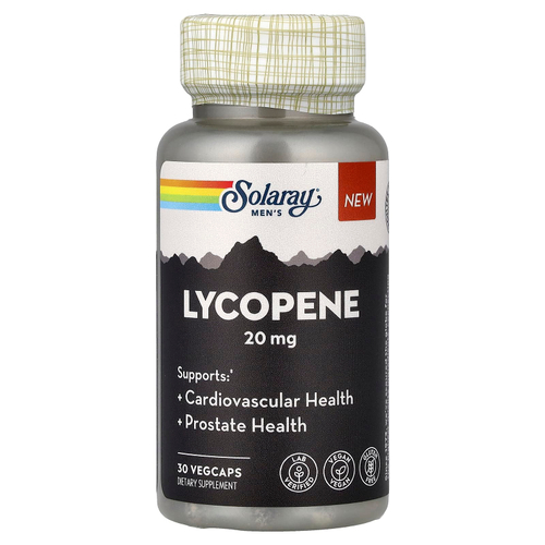 Solaray, ликопин для мужчин, 20 мг, 30 вегетарианских капсул