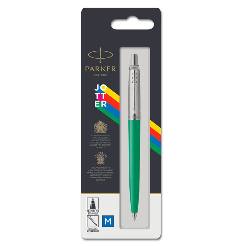 Parker Jotter Color зеленая в блистере (2076058)