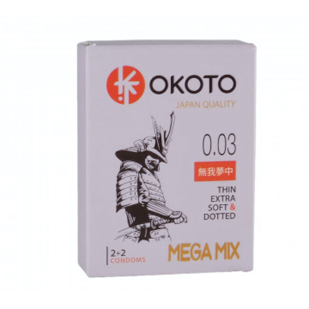 Презервативы OKOTO MegaMIX, №4 (Цвет: прозрачный)