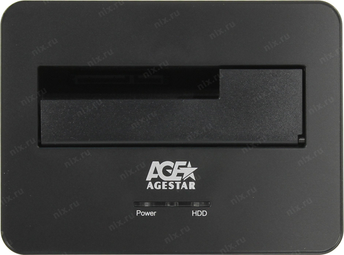 Док-станция AgeStar <3UBT7-Silver> SATA для 3.5"/2.5"SATA HDD, USB3.0