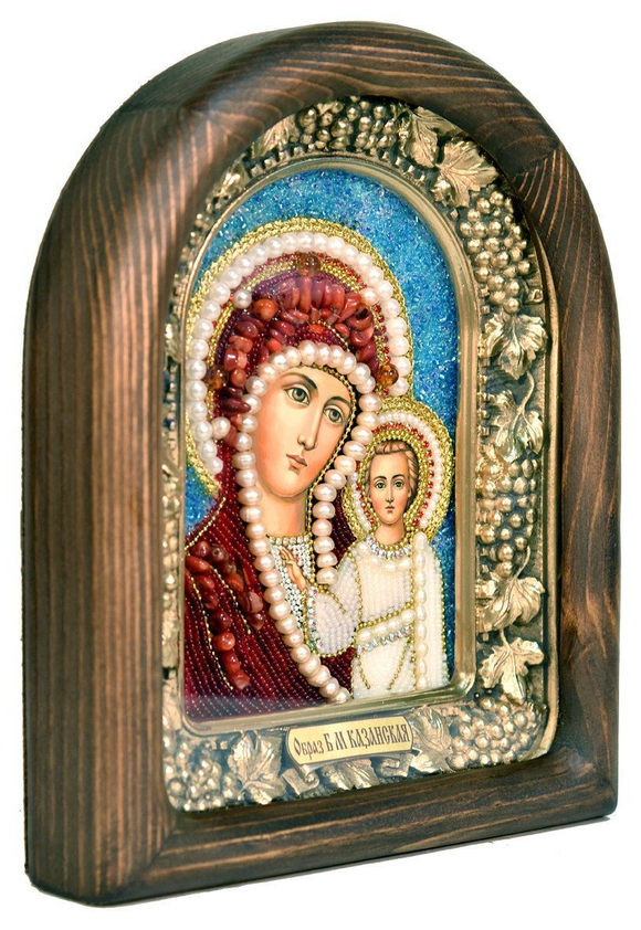 Икона Пресвятая Богородица Казанская бисер