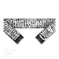 Шарф двусторонний ТАЙНА Полоса, черный/белый