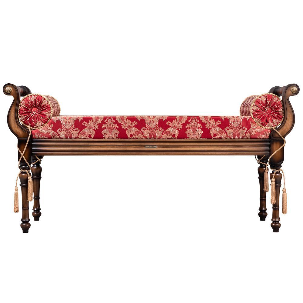 Банкетка Флоренция Орех(Д) Каледония Даймонд Черри