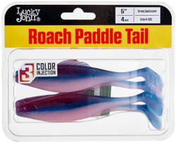 Виброхвост Lucky John Roach Paddle Tail 5in (12,7 см), цвет G05, 4 шт.
