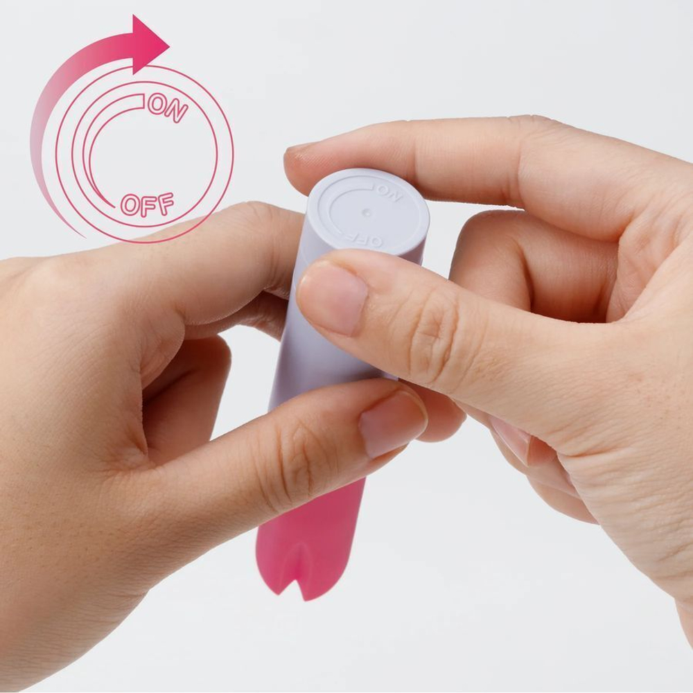 Мини-вибратор в форме помады Iroha Stick Hamanasu (Цвет: розовый)