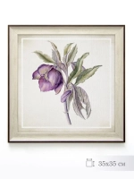 Картина на натуральном холсте "Весенний прованс" 35*35 см