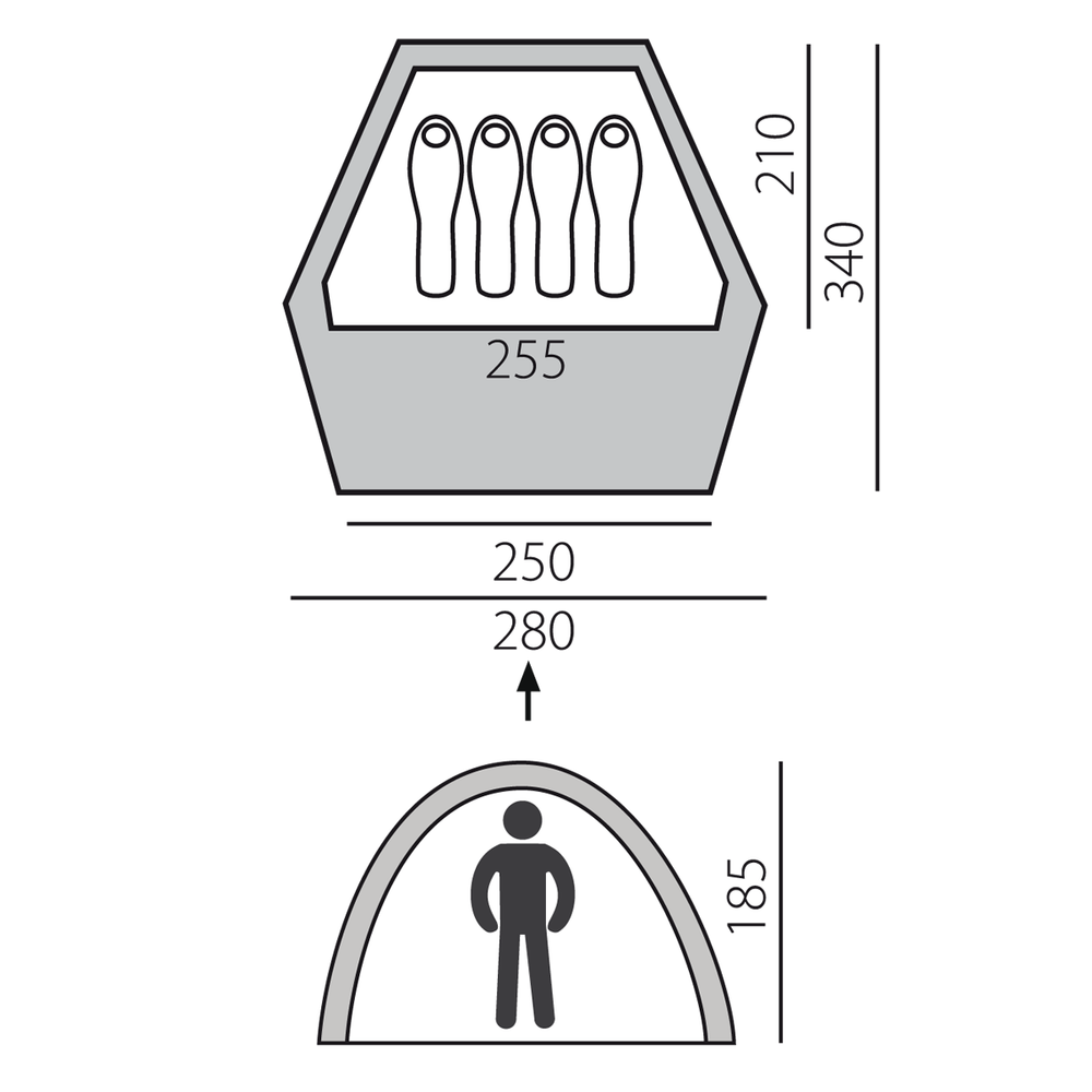 ПАЛАТКА BTRACE HOME 4 БЫСТРОСБОРНАЯ